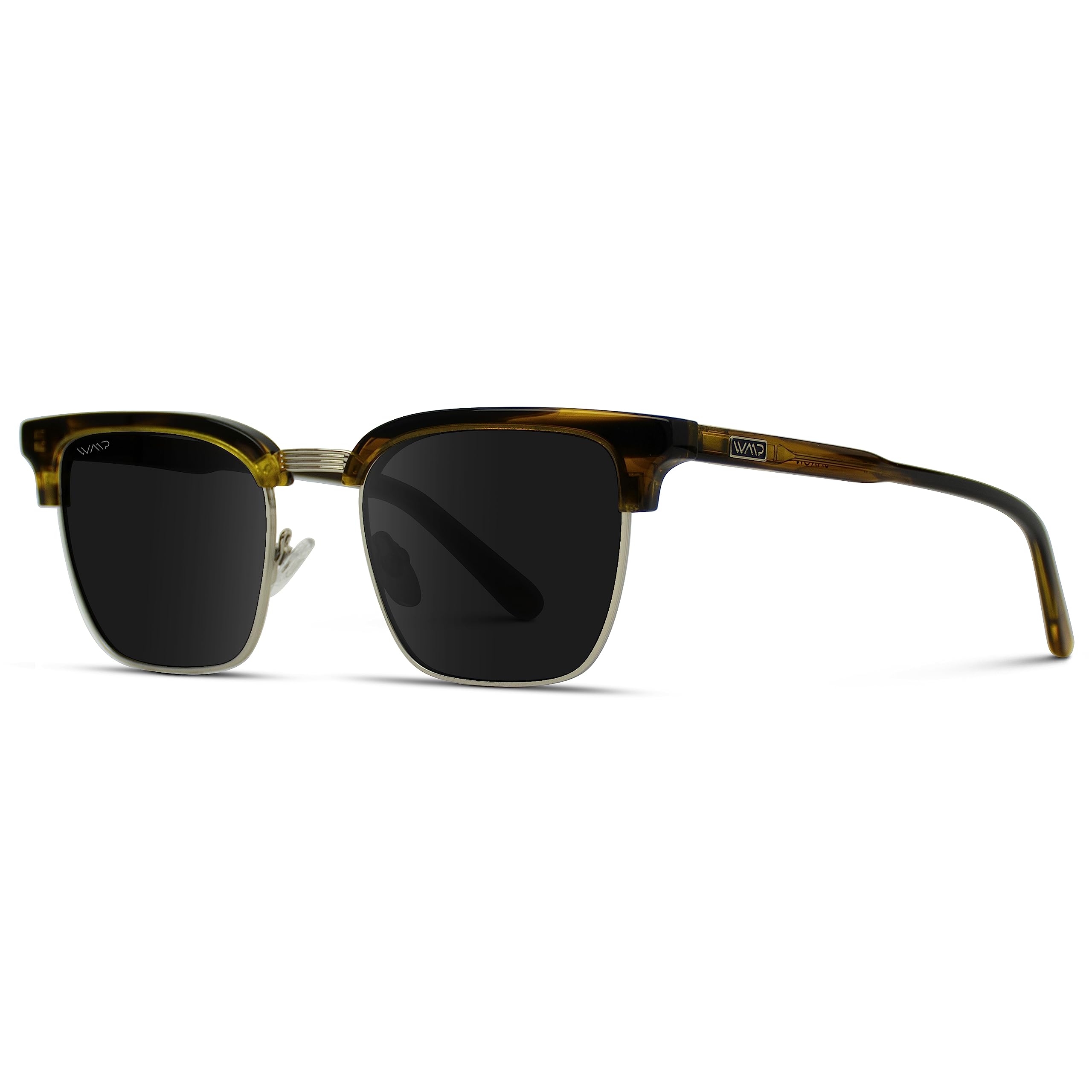WearMe Pro - Modern Semi-Rimless Rectangular Polarized Trendy Sunglasses for Men and Women - Image 3