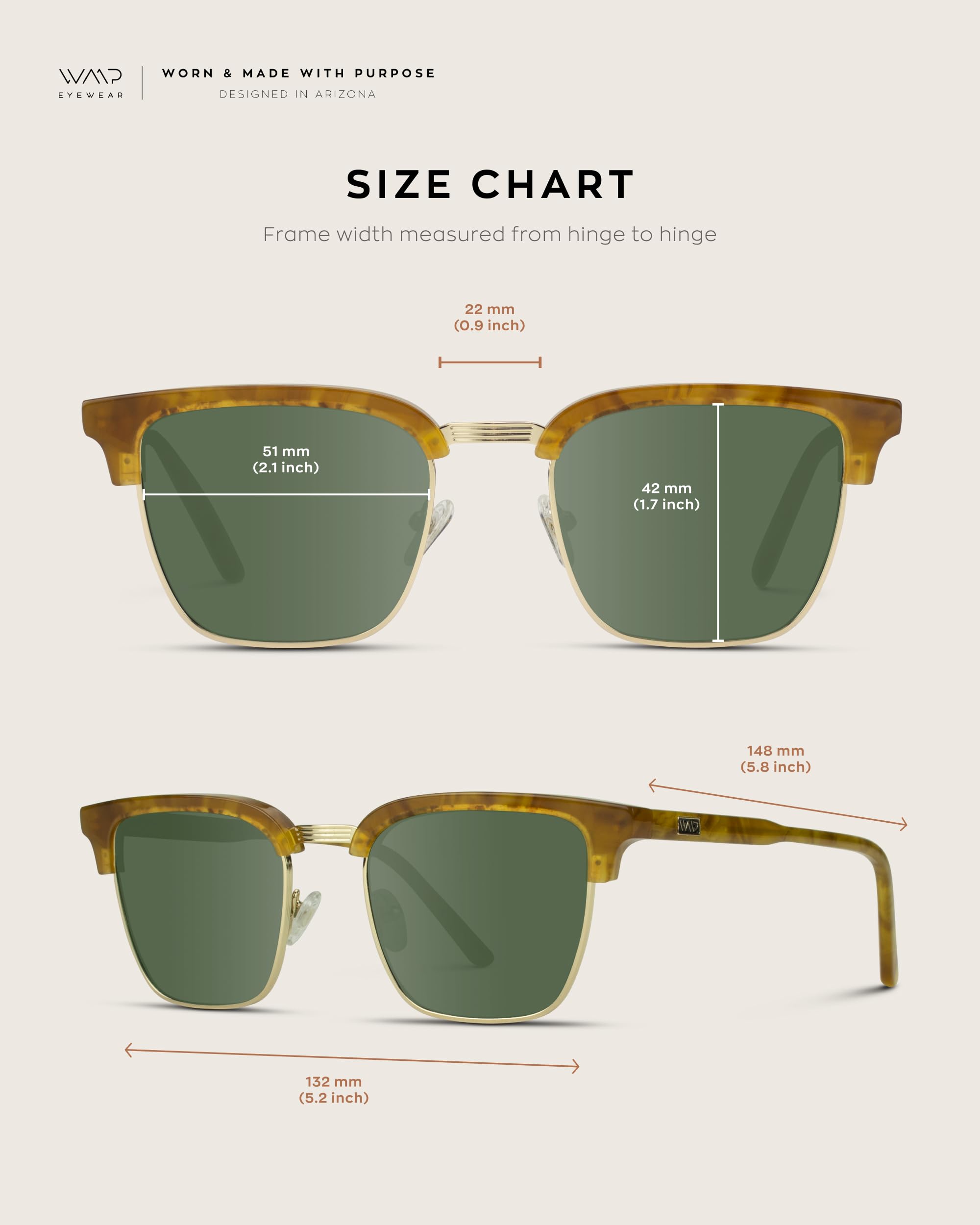 WearMe Pro - Modern Semi-Rimless Rectangular Polarized Trendy Sunglasses for Men and Women - Image 7