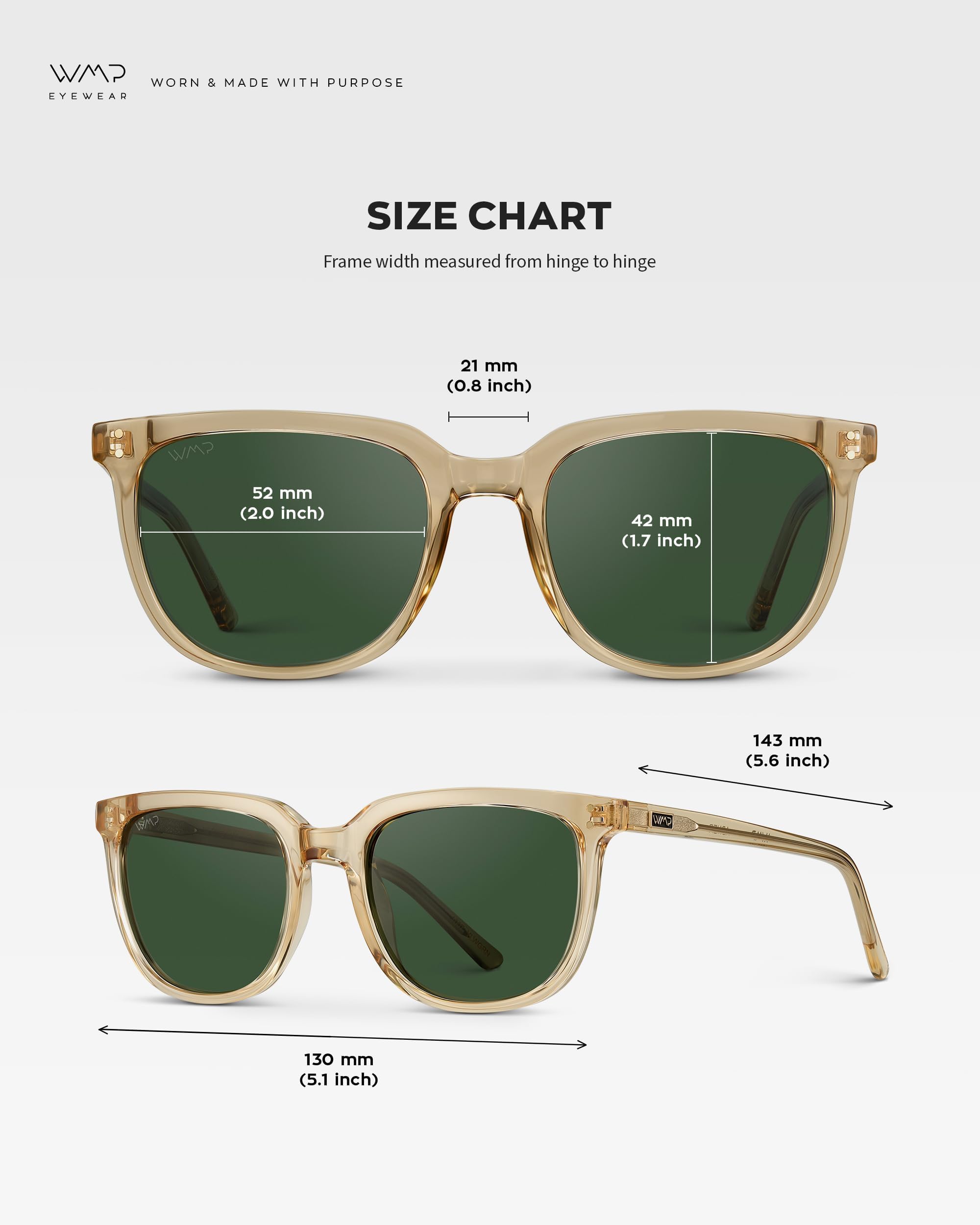 WearMe Pro Polarized Classic Retro Flat Square Unisex Sunglasses - Image 6