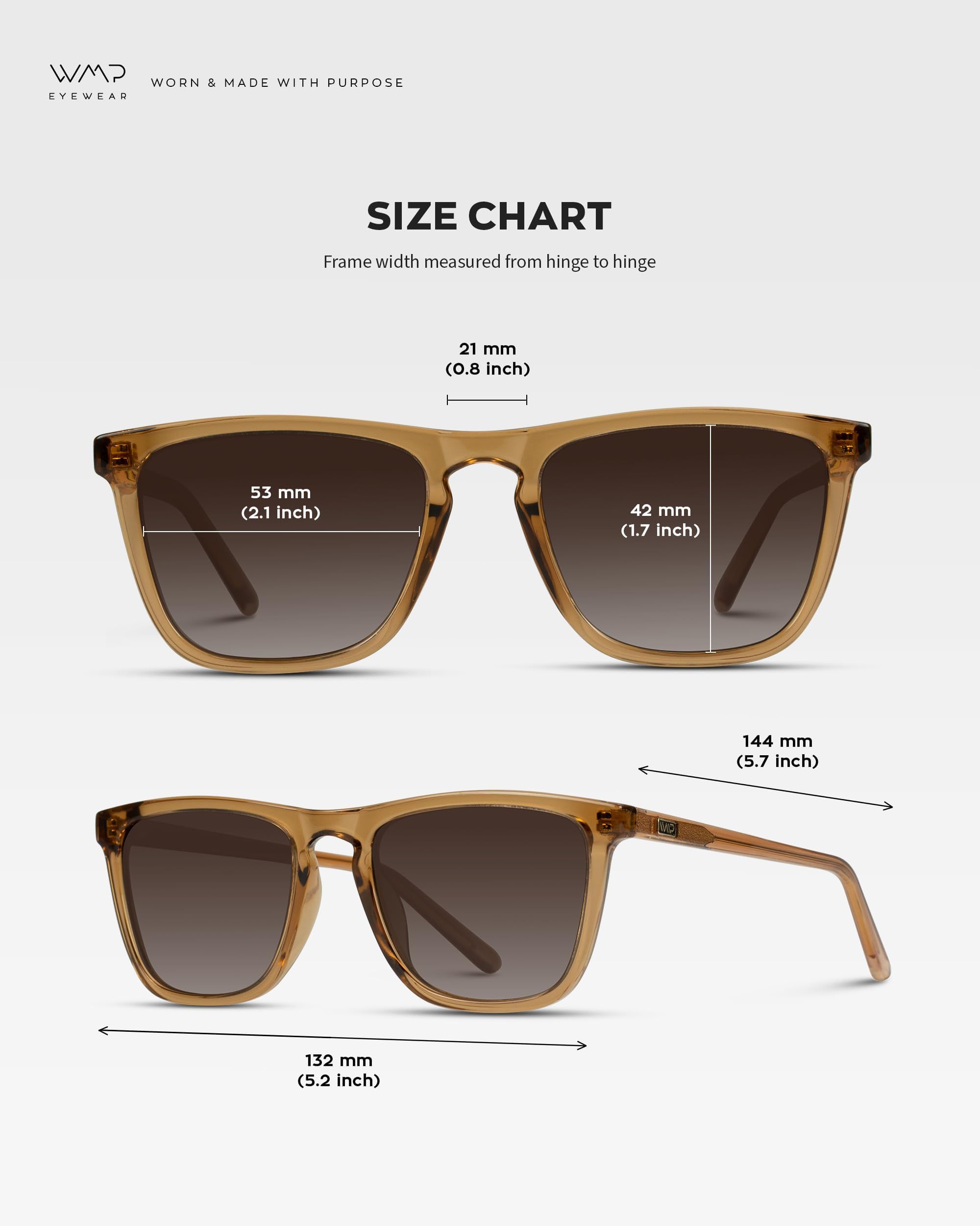 WearMe Pro - Polarized Lens Square Modern Sunglasses for Men - Image 6