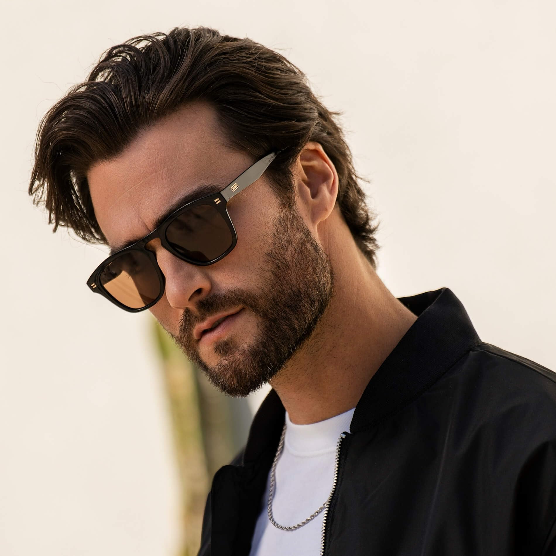 WearMe Pro - Polarized Retro Large Rectangular Mens Sunglasses - Image 3