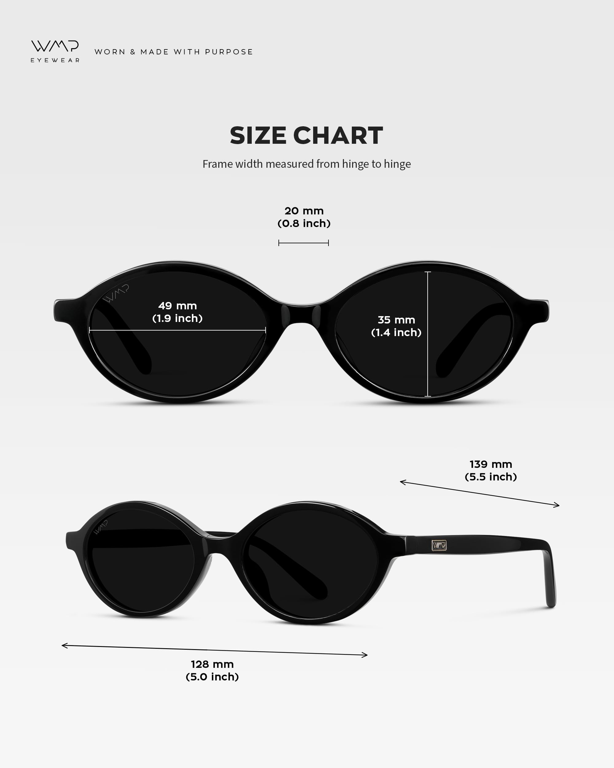 WearMe Pro WMP Eyewear – Women’s Trendy Oval Sunglasses: Small Retro Frame, 90s Y2K Style, Perfect for Everyday Wear - Image 5