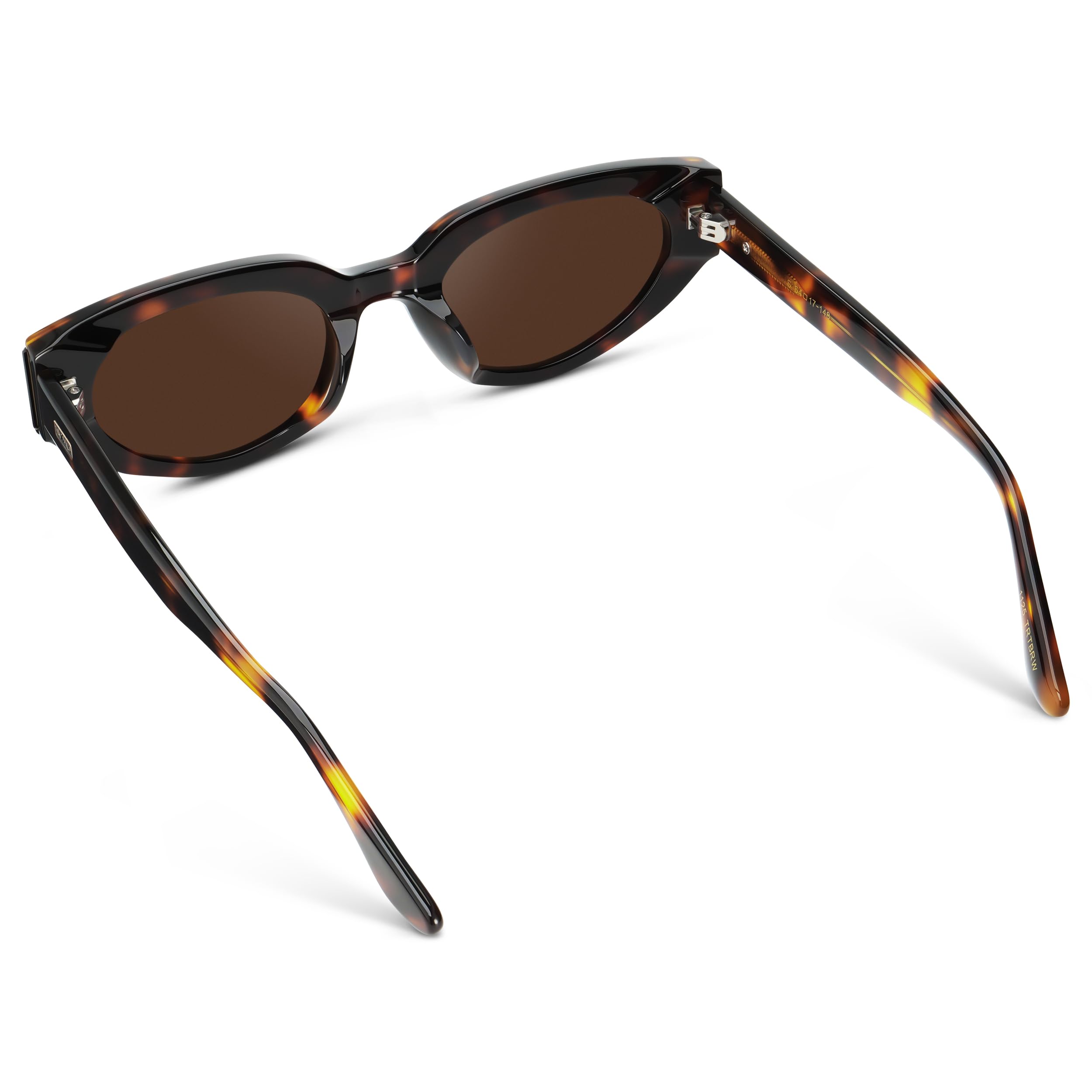 WearMe Pro - Women’s Narrow Cat-Eye Sunglasses: Acetate Frame and Anti-Reflective Lenses - Image 7
