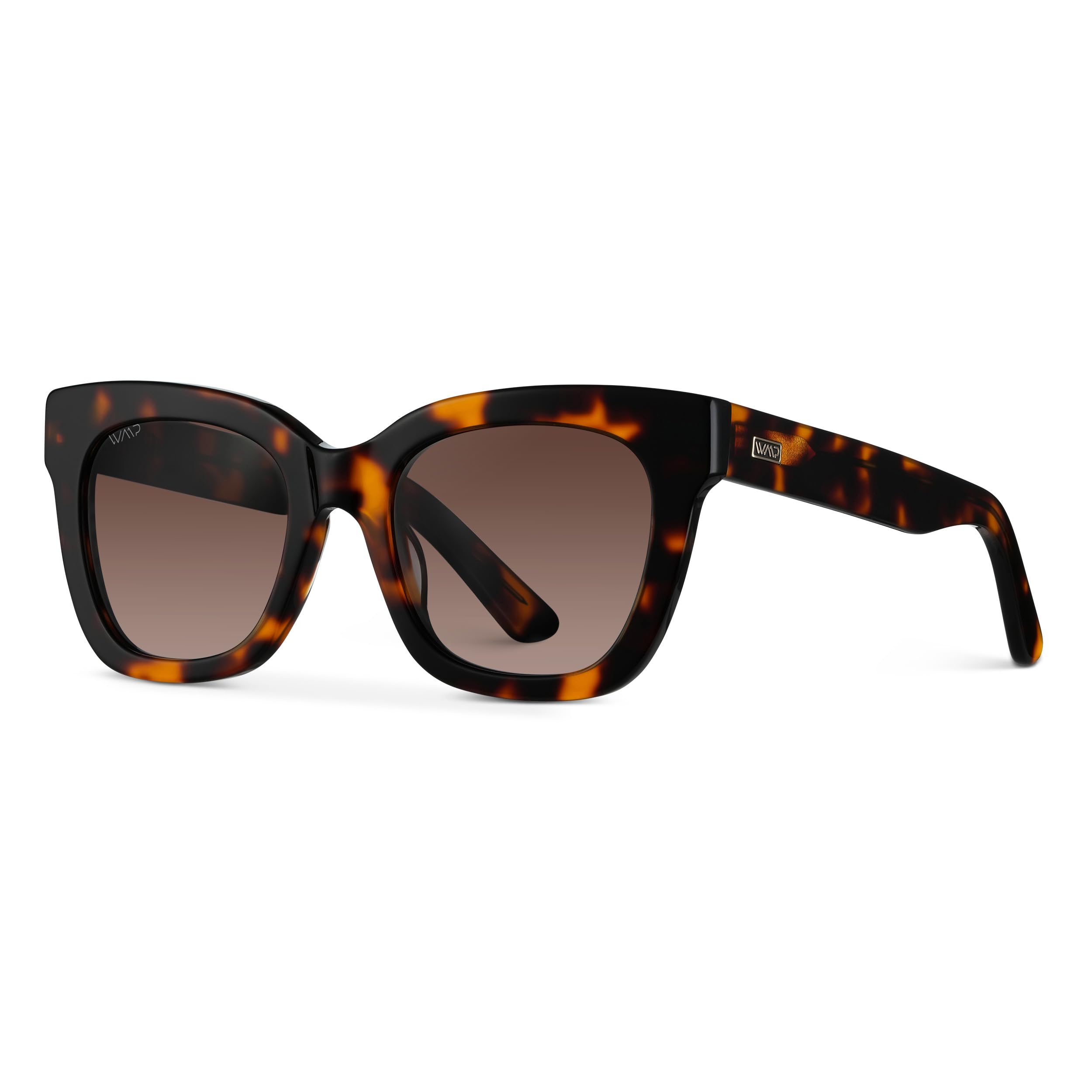 WearMe Pro Women's Polarized Large Square Sunglasses: Subtle Cat Eye Corners, Thick Frame & Modern Aesthetics - Image 5