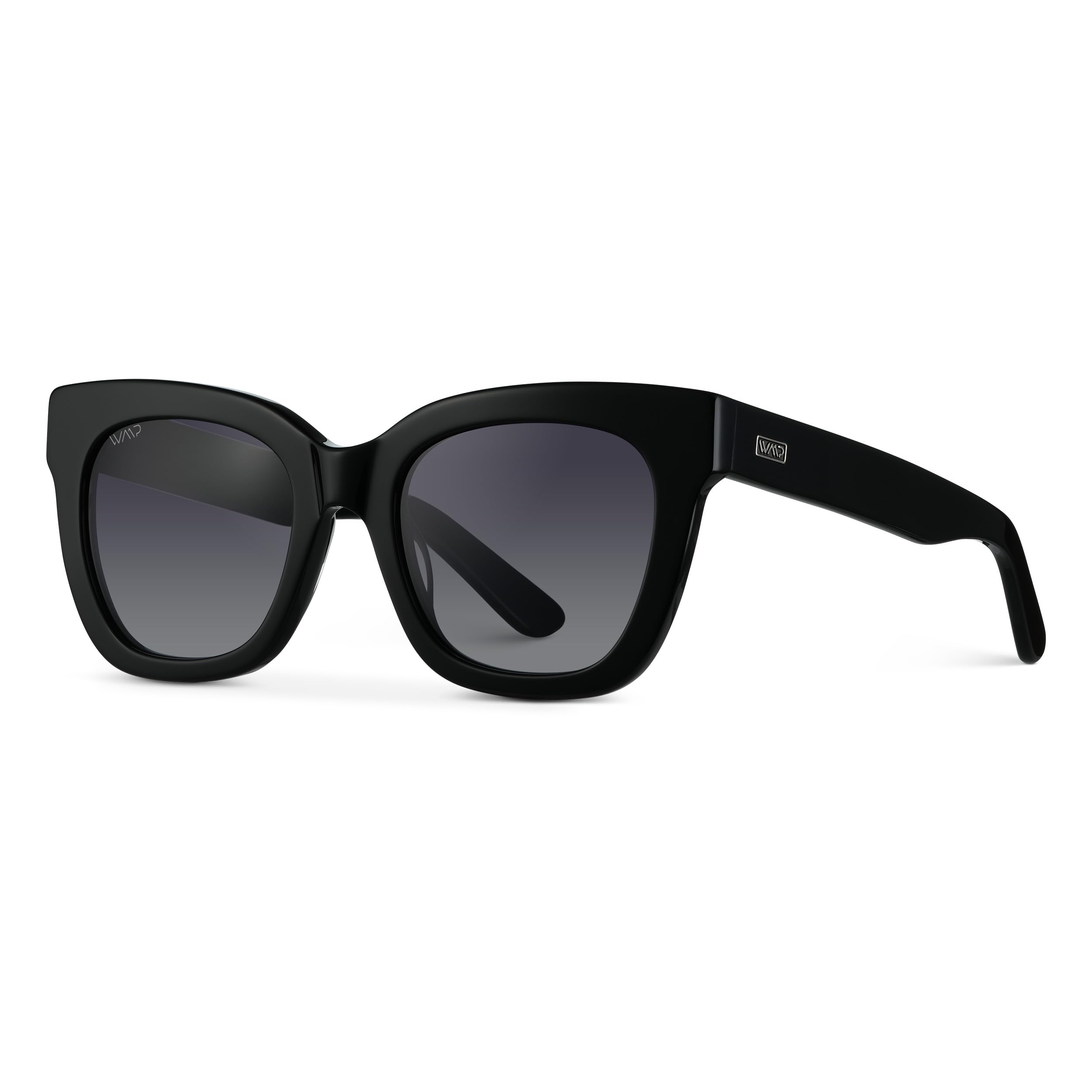 WearMe Pro Women's Polarized Large Square Sunglasses: Subtle Cat Eye Corners, Thick Frame & Modern Aesthetics - Image 3